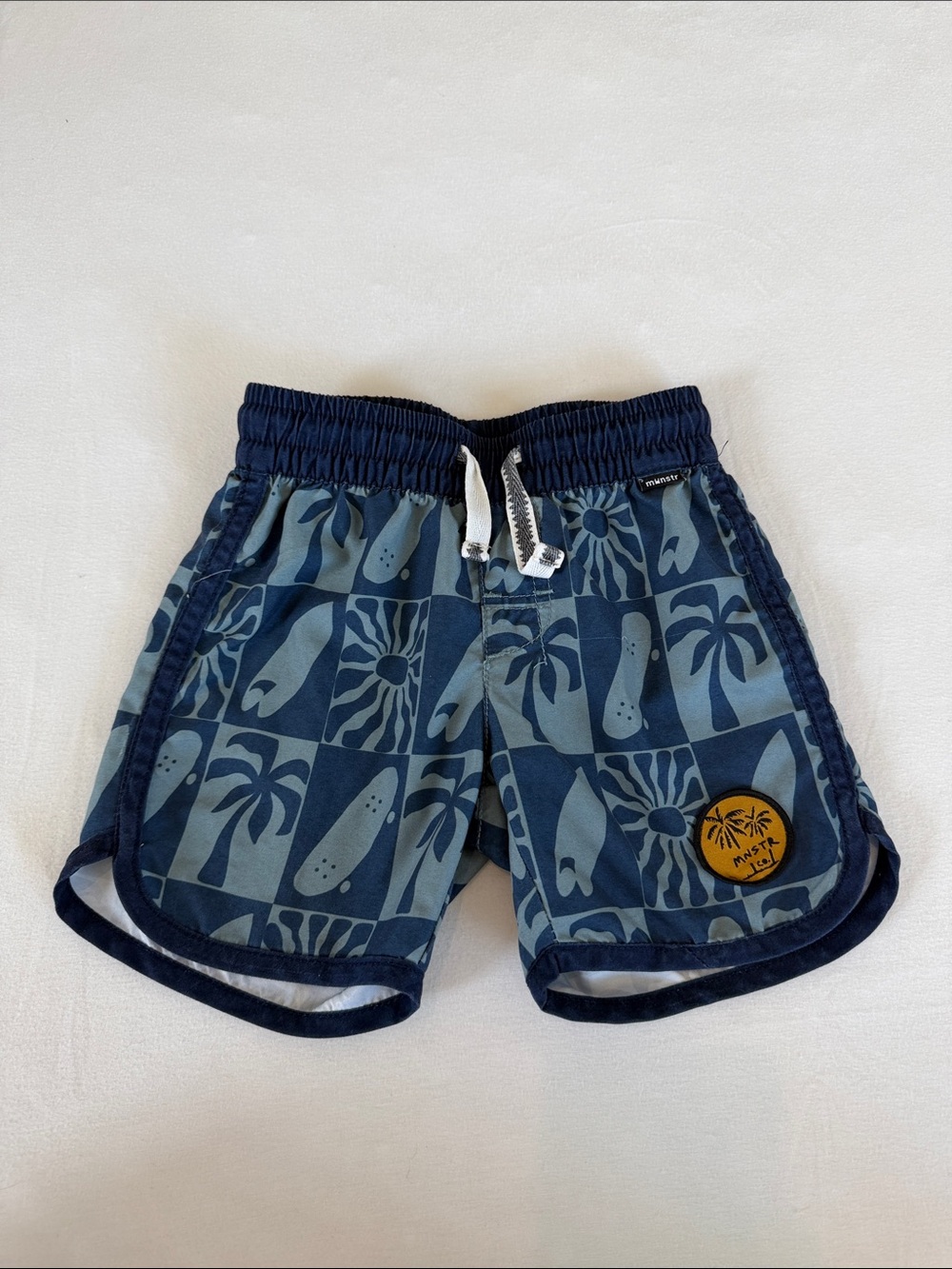 Munster Kids Swim Trunks Size 2 with Drawstring